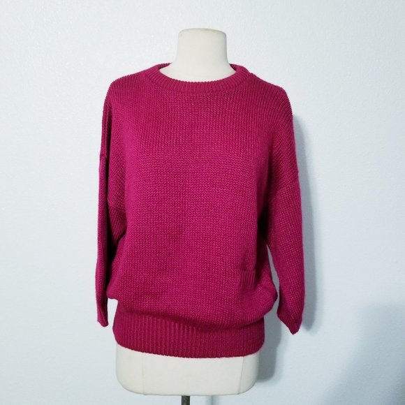 Vintage Sweaters - Vintage 80's Retro Knit Sweater
